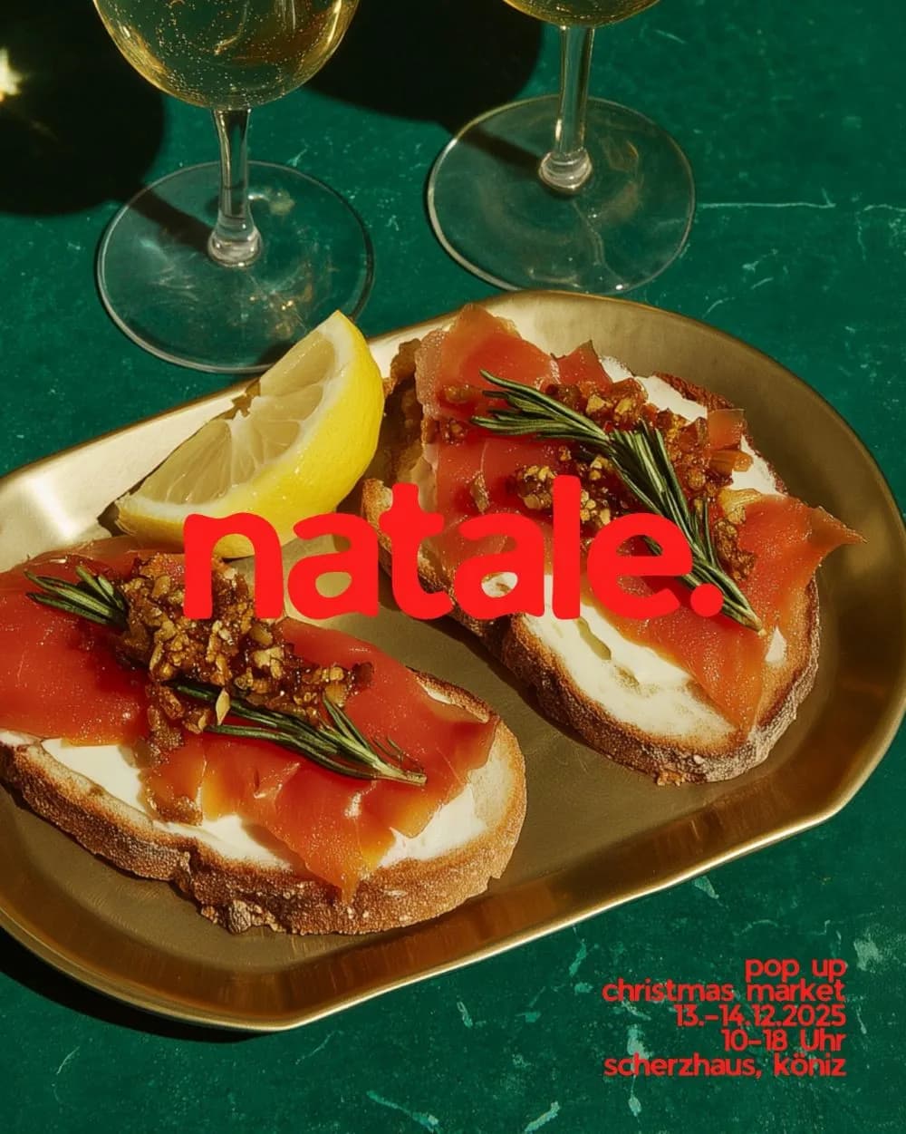 Weihnachtsmarkt Natale Flyer